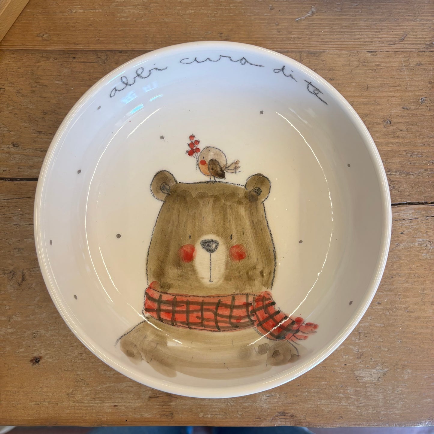 Ciotolina orsetto “abbi cura di te”