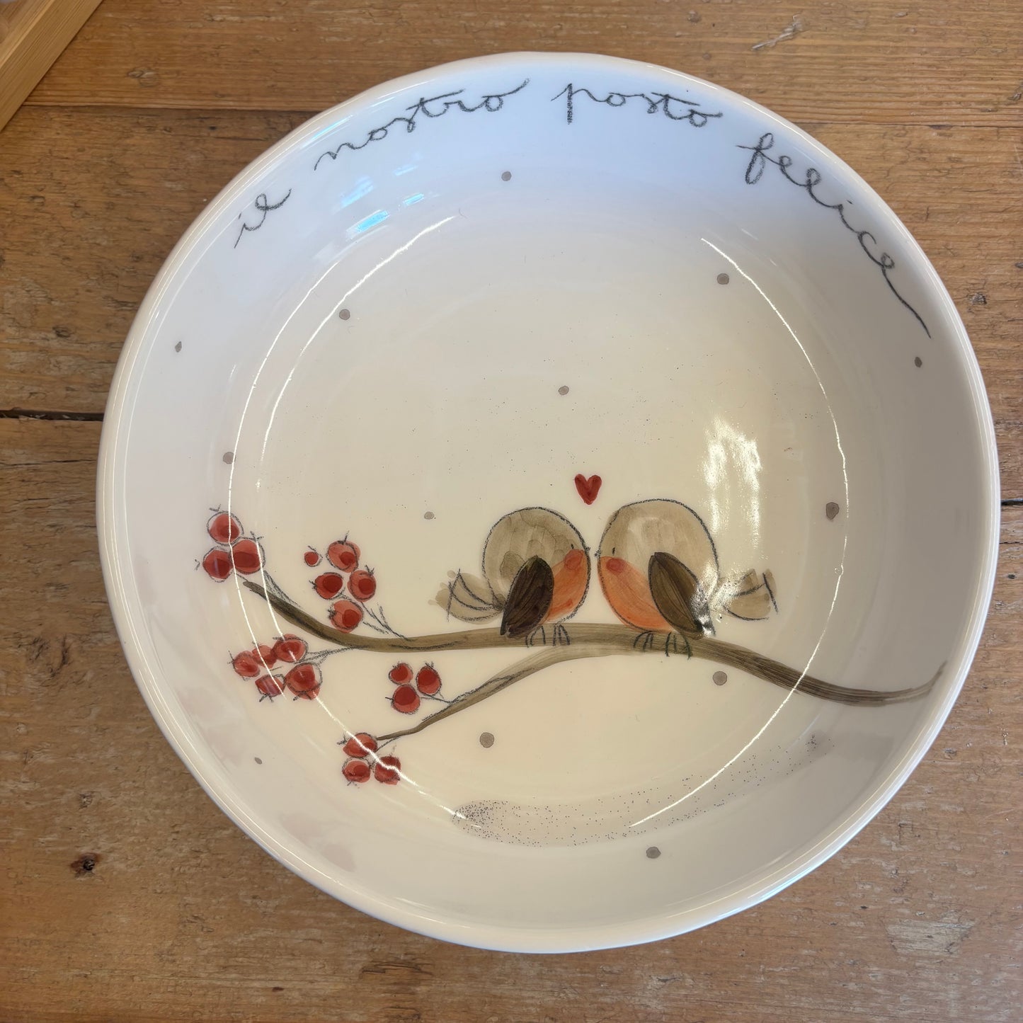 Ciotola uccellini “Il nostro posto felice”