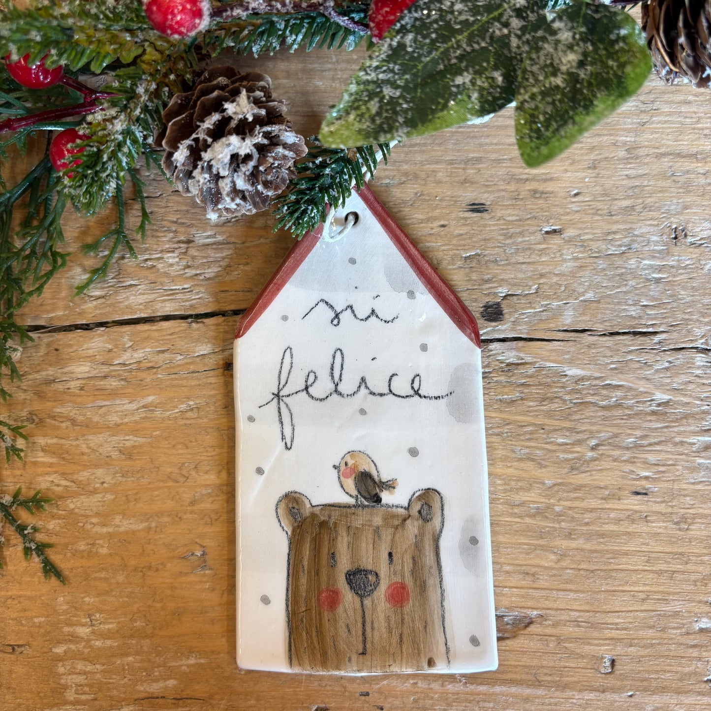 Casetta orsetto “Sii felice ”