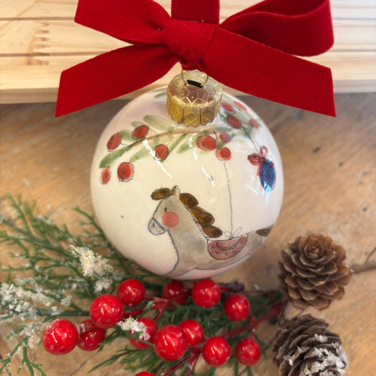 Pallina cavallo a dondolo