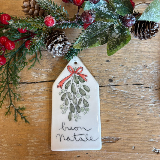 Casetta vischio “Buon Natale ”