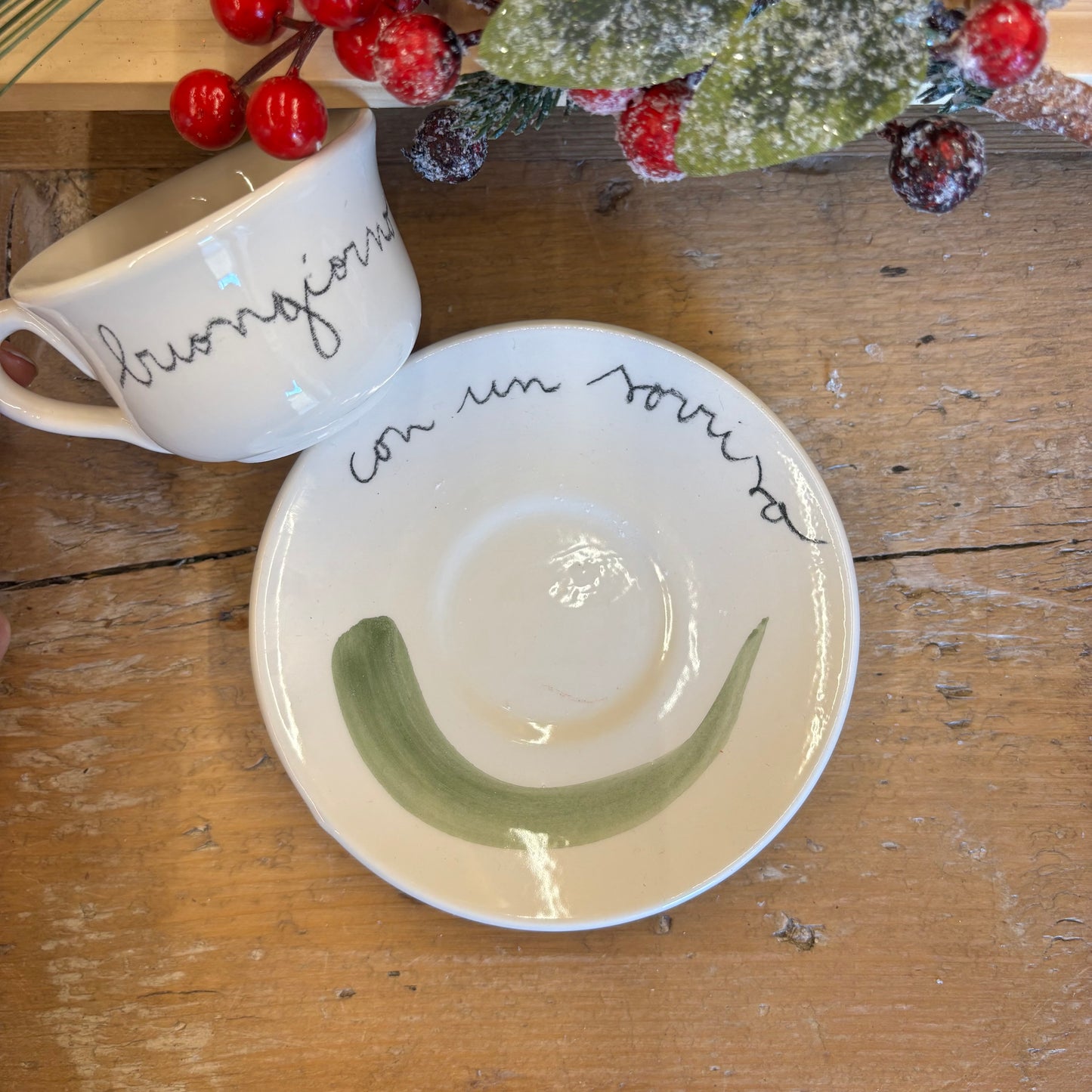 Tazzina con piattino casa