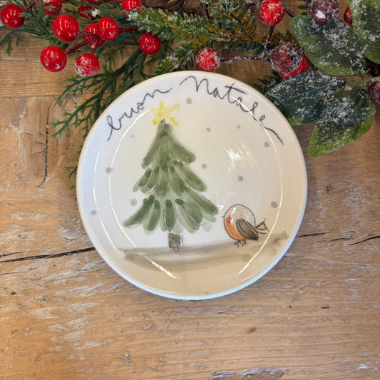 Piattino albero “ Buon Natale”