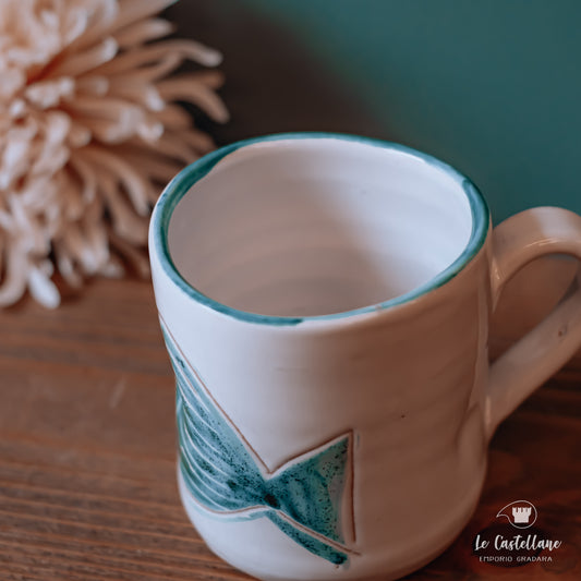 MUG PESCE VERDE ACQUA